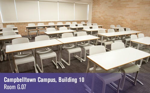 Campbelltown Campus, Building 10, Room G.07